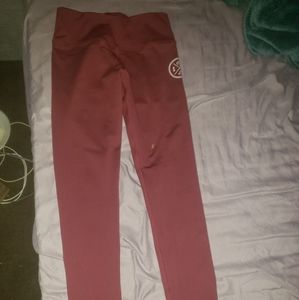 Womens sand cloud burgundy leggings